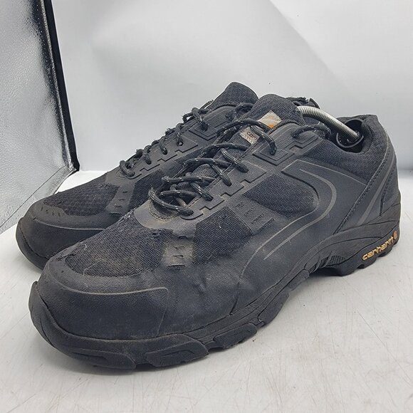 Carhartt Lightweight Mens 15 Black Low Work Hiker Steel Toe Work Shoes - Picture 4 of 13